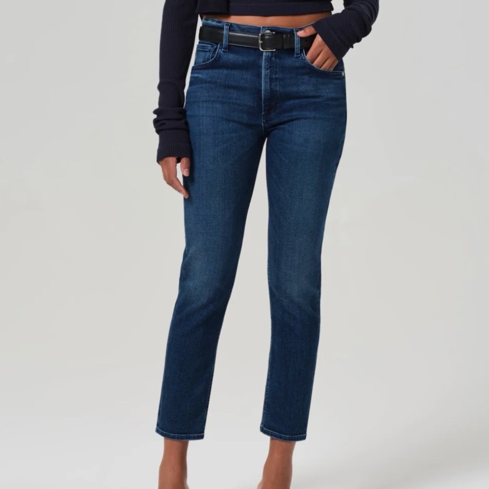 Citizen of Humanity Women’s Size 27 Isola Slim Crop Stretch Jeans Regency Wash